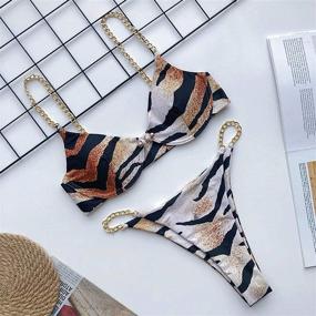 img 1 attached to 👙 RarityUS Women's Triangle Swimsuit for Bathing, Festivals, and Beachwear with Cover-Ups