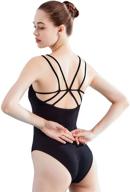 🩰 daydance cotton spaghetti straps ballet leotards for women - a size up option logo