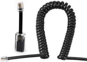 img 4 attached to Telephone Detangler Anti Tangle Black 1XHandset 1XDetangler