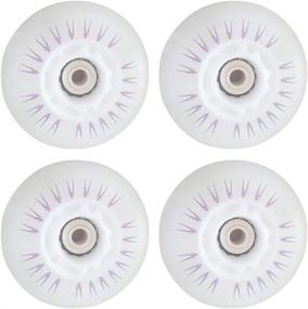 img 3 attached to 🛼 LED Flashing Inline Skate Wheels - Set of 4 Replacement Wheels: 72mm/76mm/80mm - Ideal for Kids & Teens