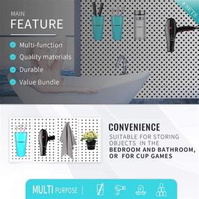 img 2 attached to 🔧 Versatile Pegboard Accessories for Organizing Your Workshop, Kitchen, and Bathroom