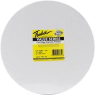 🎨 fredrix art canvas 63373500 tara round cut edge canvas panel, 12" - pack of 6: premium quality, round edged artist's canvas boards for professional art projects logo