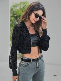 img 1 attached to 🧥 Women's Lightweight Casual Bomber Jacket - Best Clothing and Outerwear for Women
