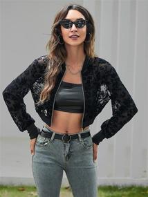 img 2 attached to 🧥 Women's Lightweight Casual Bomber Jacket - Best Clothing and Outerwear for Women