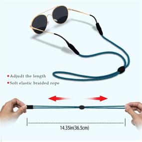 img 2 attached to 🕶️ Crescent Eyeglasses Strap Retainer for Optimal Fit and Style