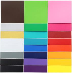 img 1 attached to 💫 Top Colors Matte Vinyl Sheets - 24 Pack of ORACAL 631 - 12"x12" for Exceptional Craft Projects