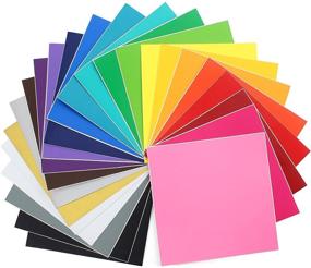 img 2 attached to 💫 Top Colors Matte Vinyl Sheets - 24 Pack of ORACAL 631 - 12"x12" for Exceptional Craft Projects