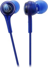 img 3 attached to Audio-Technica ATH-CK200BT: Bluetooth Wireless In-Ear Headphones with Mic & Control - Blue