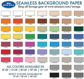 img 1 attached to Бумажный фон для фотосъёмки Savage Seamless Paper - №66 Чисто-белый - Идеально подходит для фотографии товаров на столе и рукоделия - Сделано в США - Размер: 26 дюймов x 36 футов