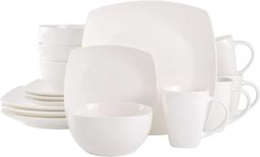 img 4 attached to 🍽️ Gibson Elite Reactive Dinnerware Set