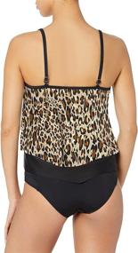 img 1 attached to Maxine Hollywood Flutter Tankini Swimsuit