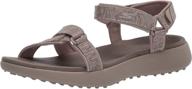 👡 skechers womens taupe spikeless sandals - perfect women's shoes for comfort logo