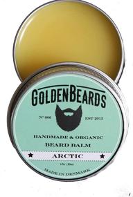 img 3 attached to 🧔 Premium Organic Beard Balm Arctic 60ML - 100% Natural Jojoba & Argan & Apricot Oil, Peppermint, Orange and Tea Tree. Handcrafted in Denmark