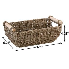 img 1 attached to 🧺 Hoffmaster BSK3000 Seagrass Basket Handles: Convenient and Stylish Storage Solution