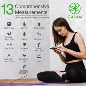 img 3 attached to 🏋️ Enhance Your Fitness Journey with the GAIAM Smart Weight Scale in Sleek Black