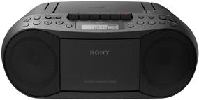 img 1 attached to 🎶 Sony CFDS70 Stereo CD/Cassette Boombox Home Audio Radio (Black) + 6 Stamina C-Batteries Bundle (2 items)
