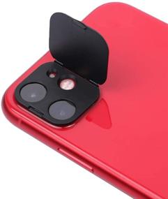 img 4 attached to 📸 Compatible Phone Camera Lens Cover for iPhone 11- Privacy & Security Protector with Strong Adhesive