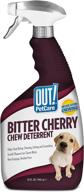 🐶 out! petcare bitter cherry chew deterrent - puppy training aid to deter licking and chewing, 32 oz логотип