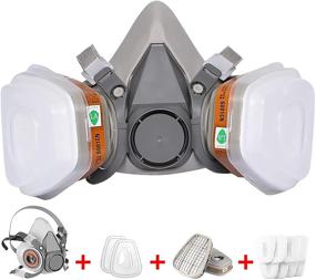 img 4 attached to Enhanced Gas Respiratory Protection with Half Facepiece Respirator Filters