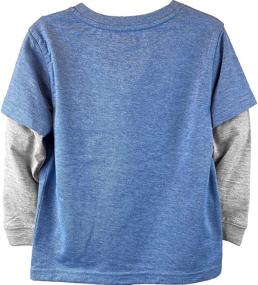 img 1 attached to 👕 Adorable John Deere Child T-Shirt in Chambray for Boys' Clothing – Explore Tops, Tees & Shirts!