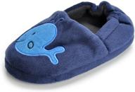 👶 cozy cartoon winter toddler slippers: estamico boys' shoes for winter fun logo