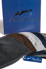 img 1 attached to Stay Stylish and Cozy with Fishers Finery 100% Pure Cashmere Men's Slouchy Beanie