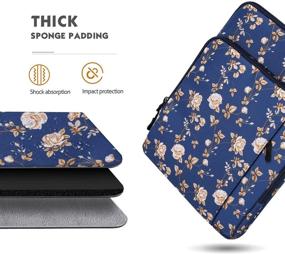 img 1 attached to 🎒 MoKo Sleeve Bag for 13.3 Inch Laptop, Portable Carrying Pouch with Pocket - Fits MacBook Air Retina 13.3 2018, MacBook Air/Pro 13.3 2020, iPad Pro 12.9 2021/2020/2018, Chromebook