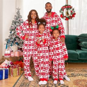 img 3 attached to ❄️ Snowflake Matching Men's Christmas Pajamas - PopReal Clothing