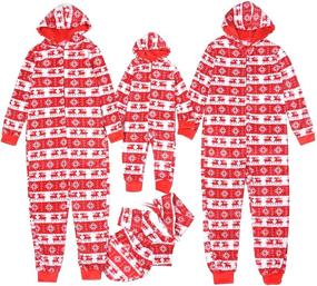 img 1 attached to ❄️ Snowflake Matching Men's Christmas Pajamas - PopReal Clothing