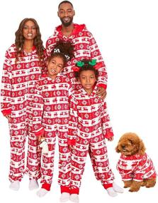 img 4 attached to ❄️ Snowflake Matching Men's Christmas Pajamas - PopReal Clothing