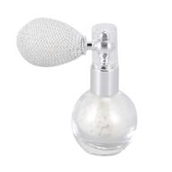 💫 minkissy glitter powder spray perfume bottle, gloss powder spray - contour makeup for beauty - highlighter shimmer cosmetic (pearl white) logo