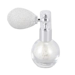 img 4 attached to 💫 Minkissy Glitter Powder Spray Perfume Bottle, Gloss Powder Spray - Contour Makeup for Beauty - Highlighter Shimmer Cosmetic (Pearl White)