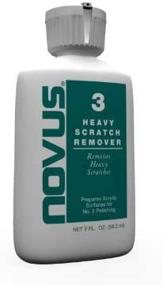 img 1 attached to NOVUS PC-32 Plastic Heavy Scratch Remover - 2 oz.: The Ultimate Solution for Eliminating Stubborn Scratches on Plastic Surfaces