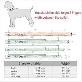 img 1 attached to 🐶 Adjustable PU Leather Dog Collar with Sharp Spikes and Studs - 2 Inch Width - Ideal for Pitbulls, Bulldogs, and Large Breeds like Boxers - Sizes S, M, L, XL