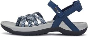 img 2 attached to Viakix Women's Athletic Walking Sandals: Stylish Comfort for Active Women