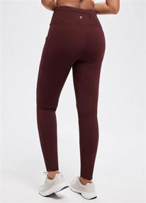 img 2 attached to 🏔️ BALEAF Women's Water-Resistant Fleece-Lined Leggings: Perfect Hiking, Running, Base Layer, Insulated Winter Tights with Convenient Pockets