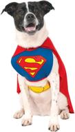 🐶 authentic dc comics superman cape with chest piece pet costume logo