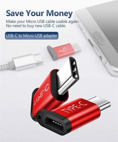 img 2 attached to Адаптер Micro USB (женский) к USB C, 4-штуковый набор