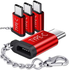 img 4 attached to Адаптер Micro USB (женский) к USB C, 4-штуковый набор