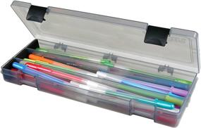 img 3 attached to 🖌️ ArtBin 6900AB Универсальный органайзер: Разделенный контейнер для хранения художественных и ремесленных материалов - ручки, карандаши, маркеры, кисти и многое другое!