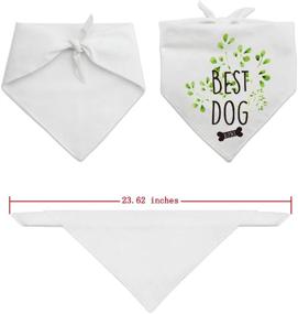 img 1 attached to Family Kitchen Wedding Bandana Accessories Dogs for Apparel & Accessories