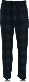 img 2 attached to 🌙 Hanes Microfleece Plaid Sleep Buffalo Men's Clothing: Supreme Comfort for a Cozy Night's Sleep