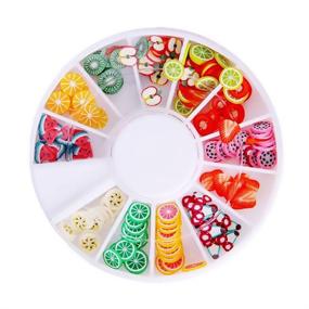 img 3 attached to DECORA 8 Cases of Fruit Cake Flower Animal Slices: Ideal for Slime, DIY Crafts, Nail Art, and Decoration!