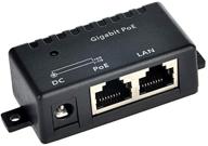 💡 poe texas gpoe-1b: gigabit passive poe injector - combining 10/100/1000 data and dc power on rj45 for poe, 2.1mm x 5.5mm dc connector accepting 12-56v dc (power supply excluded) logo