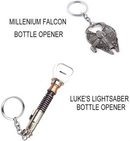 img 3 attached to 🔑 Metal Star Wars Bottle Opener Key Chain with Built-in Bottle Opener