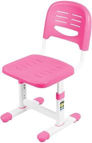img 4 attached to 🪑 VIVO DESK-V201P-CH: Height Adjustable Kids Desk Chair, Interactive Workstation, Ergonomic Seating for Children