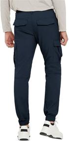 img 2 attached to 🚴 Stay Dry on Your Ride with PULI Stretch Cycling Waterproof Trousers for Men