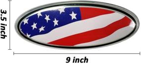 img 1 attached to 9Inch Emblem For Ford Exterior Accessories for Emblems