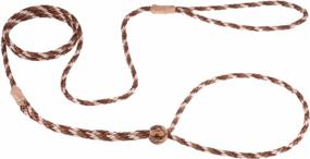 img 1 attached to 🐶 Alvalley Adjustable Nylon Loop Lead - Braided Dog Leash with Leather Ends - Ideal for Training and Showing Small to Medium Dogs