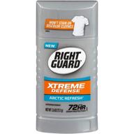 💪 ultimate protection: right guard total defense 5 arctic refresh antiperspirant deodorant - 6-pack, 2.6 oz logo